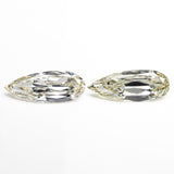 3.02cttw 2pc 13.04x5.09x2.99mm 12.95x5.04x3.21mm GIA M-N Pear Brilliant Matching Pair 27401-01