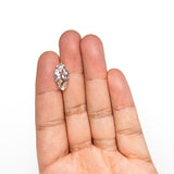 5.51ct 17.14x8.70x5.50mm GIA VS2 S-T Modern Antique Moval Brilliant 27406-01