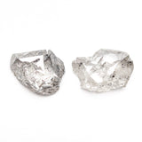 2.55cttw 2pc 7.93x6.39x3.01mm 8.60x6.19x2.94mm Polished Raw Diamond Matching Pair 🇨🇦 27698-01
