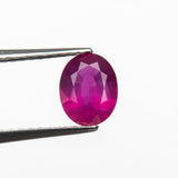 0.88ct 6.71x5.27x3.07mm Oval Brilliant Ruby 27956-25