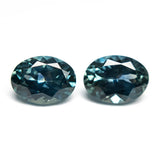 5.03cttw 2pc 7.35x5.50x3.73mm 7.54x5.56x3.78mm Oval Brilliant Sapphire Matching Pair 28028-34