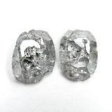2.73cttw 2pc 7.97x6.21x3.18mm 7.66x5.67x2.82mm Polished Raw Diamond Matching Pair 🇨🇦 28181-01