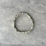 DALAMATIAN JASPER BEADED BRACELET