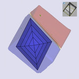 2.01ct | F/VVS2 Lozenge Shape Step Cut Lab Diamond (IGI)