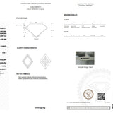 2.01ct | F/VVS2 Lozenge Shape Step Cut Lab Diamond (IGI)