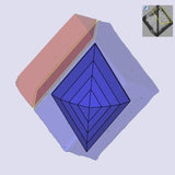 2.02ct | E/VS1 Lozenge Shape Step Cut Lab Diamond (IGI)