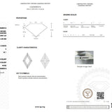 2.02ct | E/VS1 Lozenge Shape Step Cut Lab Diamond (IGI)
