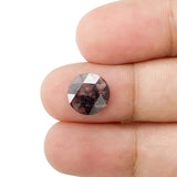 1.50ct | Salt & Pepper Round Shape Rose Cut Lab Diamond