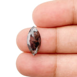 1.87ct | Salt & Pepper Marquise Shape Rose Cut Lab Diamond