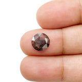 1.15ct | Salt & Pepper Round Shape Rose Cut Lab Diamond