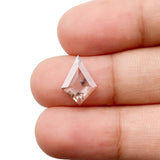 1.28ct | Salt & Pepper Kite Shape Step Cut Lab Diamond
