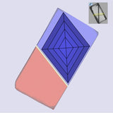2.52ct | F/VVS2 Lozenge Shape Step Cut Lab Diamond (IGI)