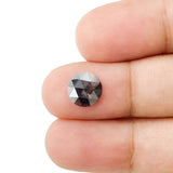 1.06ct | Salt & Pepper Round Shape Rose Cut Lab Diamond