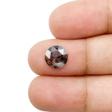 1.03ct | Salt & Pepper Round Shape Rose Cut Lab Diamond