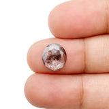 1.99ct | Salt & Pepper Oval Shape Rose Cut Lab Diamond