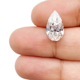 3.75ct | F/VS2 Pear Shape Old Mine Cut Lab Diamond (IGI)