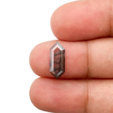 1.58ct | Salt & Pepper Hexagon Shape Step Cut Lab Diamond