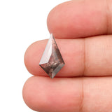 1.77ct | Salt & Pepper Kite Shape Step Cut Lab Diamond