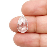 3.31ct | E/VS1 Pear Shape Rose Cut Lab Diamond (IGI)