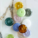 MILK GLASS BUBBLE INCENSE HOLDER