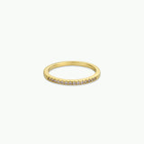 HALF PAVÉ RING