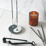 STONE YIN YANG INCENSE BURNER