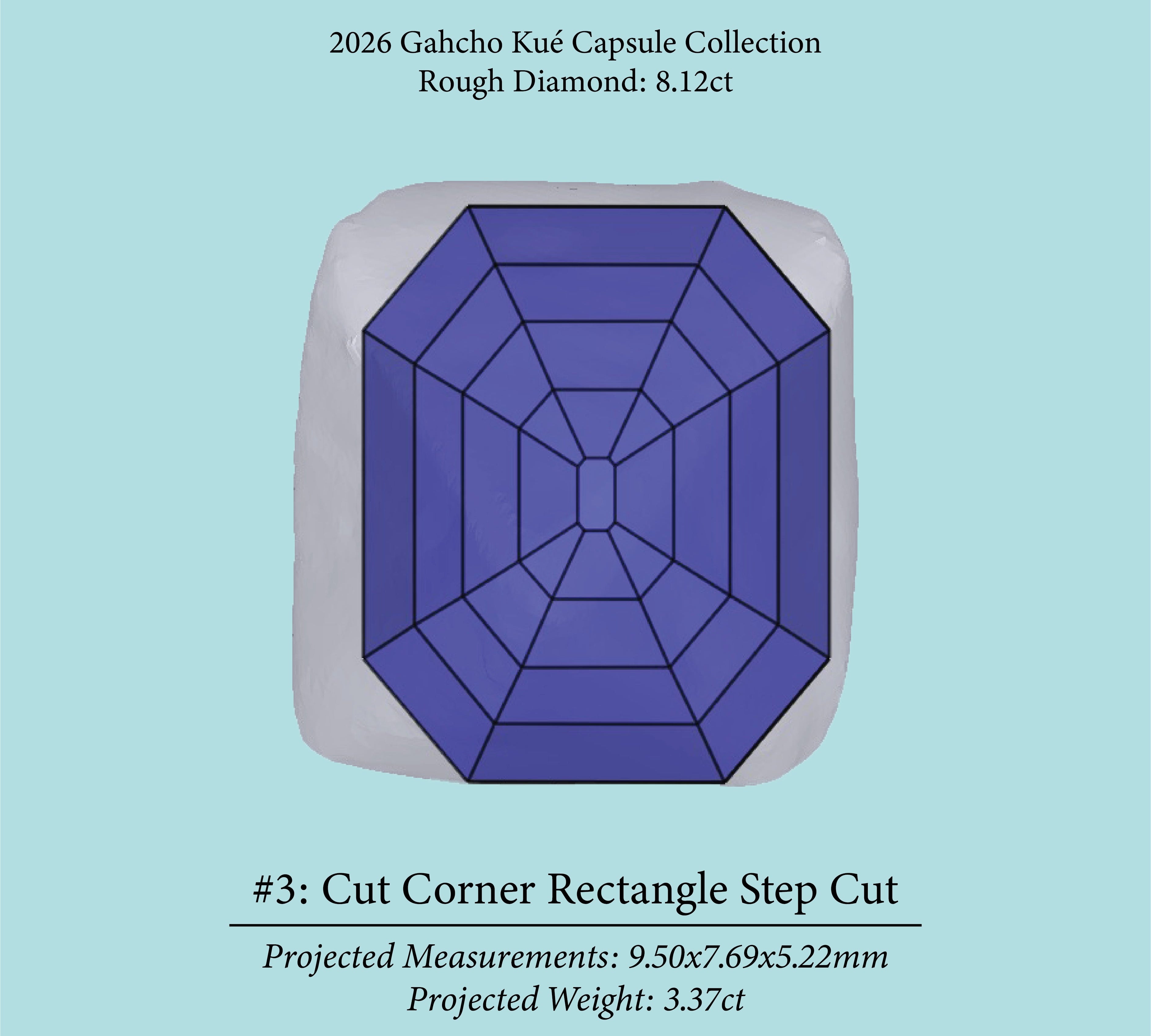 8.12ct VVS2 C4 Pre-Cut Canadian Champagne Diamond 27934