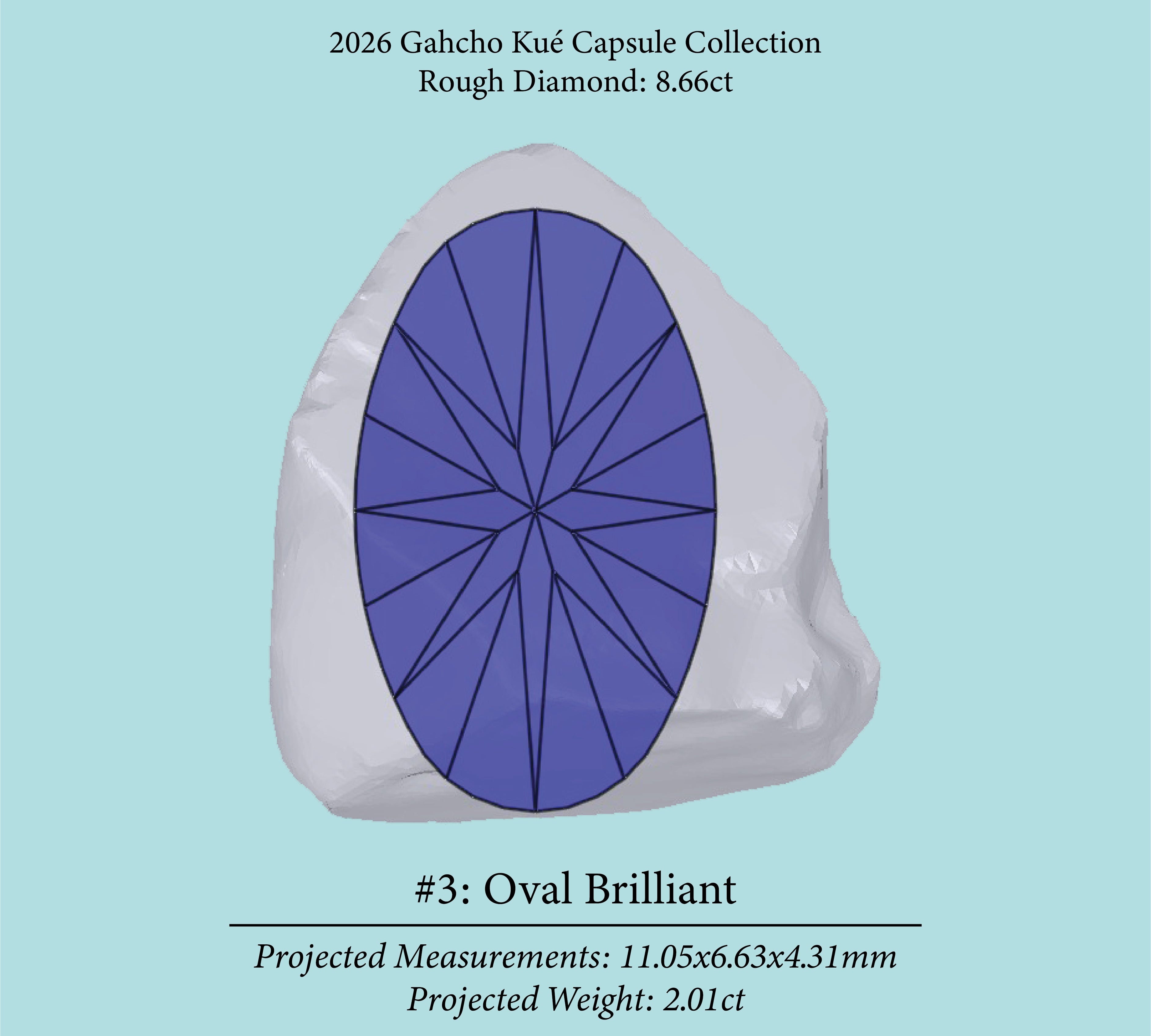 8.66ct VS1 C4 Pre-Cut Canadian Champagne Diamond 27935