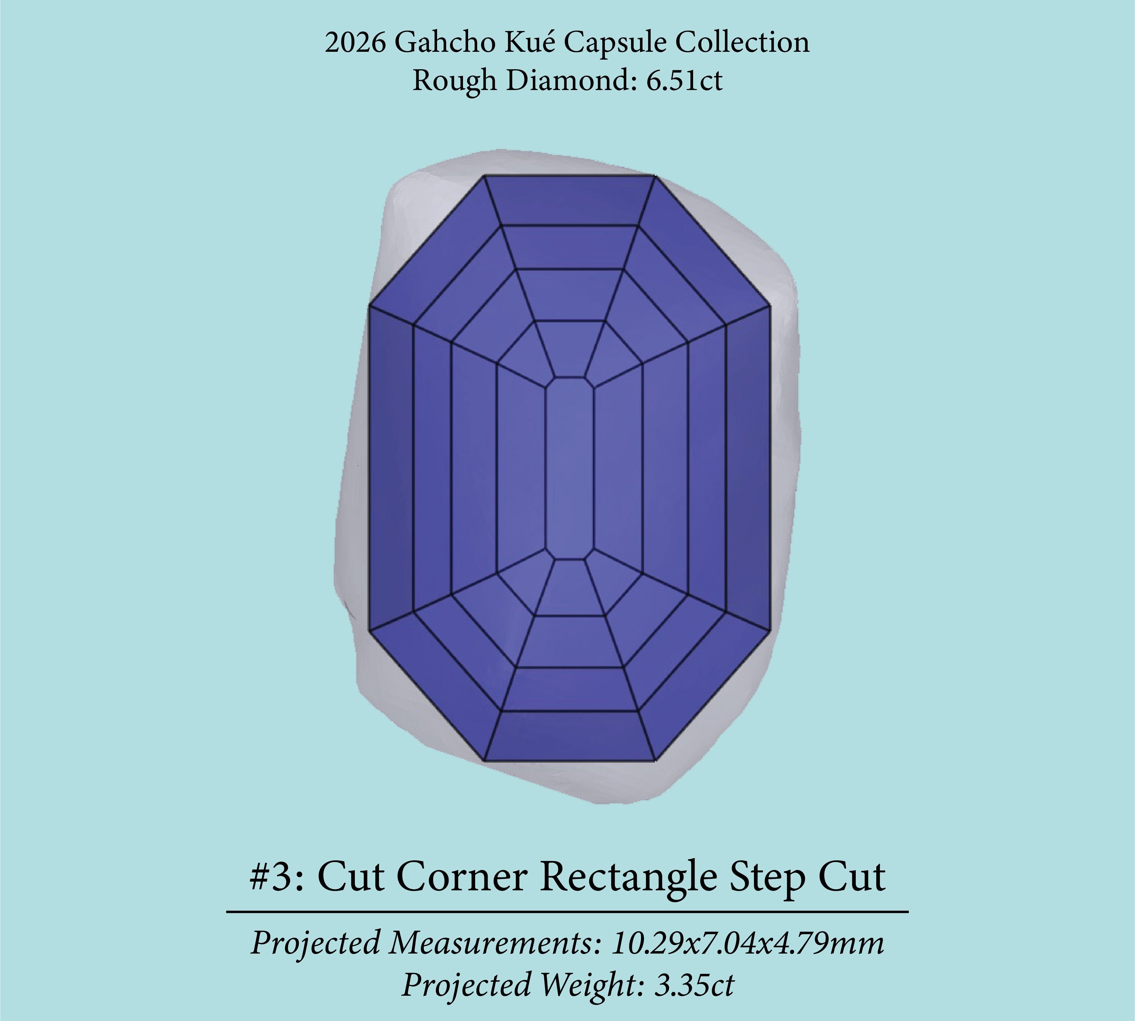 6.51ct VVS2 K Pre-Cut Canadian Champagne Diamond 27937
