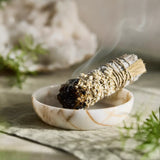 WHITE SAGE + WILDFLOWERS SMUDGE WAND | PURPLE