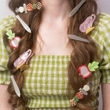 HORS D'OEUVRE CLIP| ACETATE ALLIGATOR HAIR CLIP