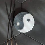 STONE YIN YANG INCENSE BURNER