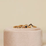 BLACK CZ INFINITY STACKER