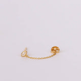 CHAIN HUGGIE STUDS