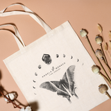 LUNA MOTH CANVAS TOTE