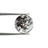 1.50ct | Salt & Pepper Round Shape Rose Cut Lab Diamond