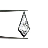 1.25ct | Salt & Pepper Kite Shape Step Cut Lab Diamond