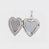 HEART LOCKET NECKLACE | SILVER