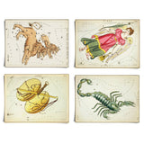 VINTAGE ZODIAC ASTROLOGY PRINT