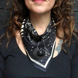 ZODIAC SIGNS ASTROLOGY SILK SCARF