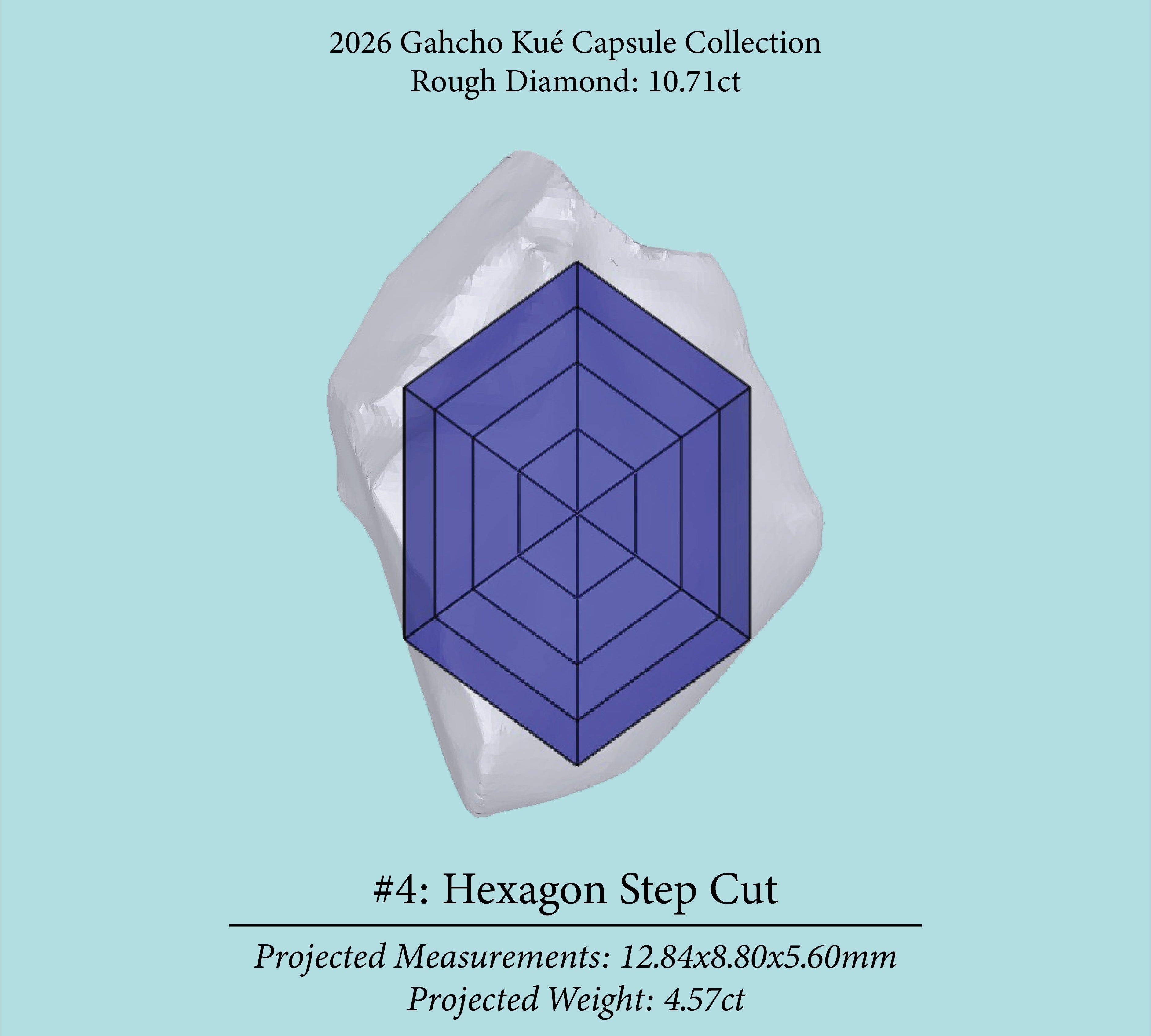 10.71ct VS1 C1 Pre-Cut Canadian Champagne Diamond 27933