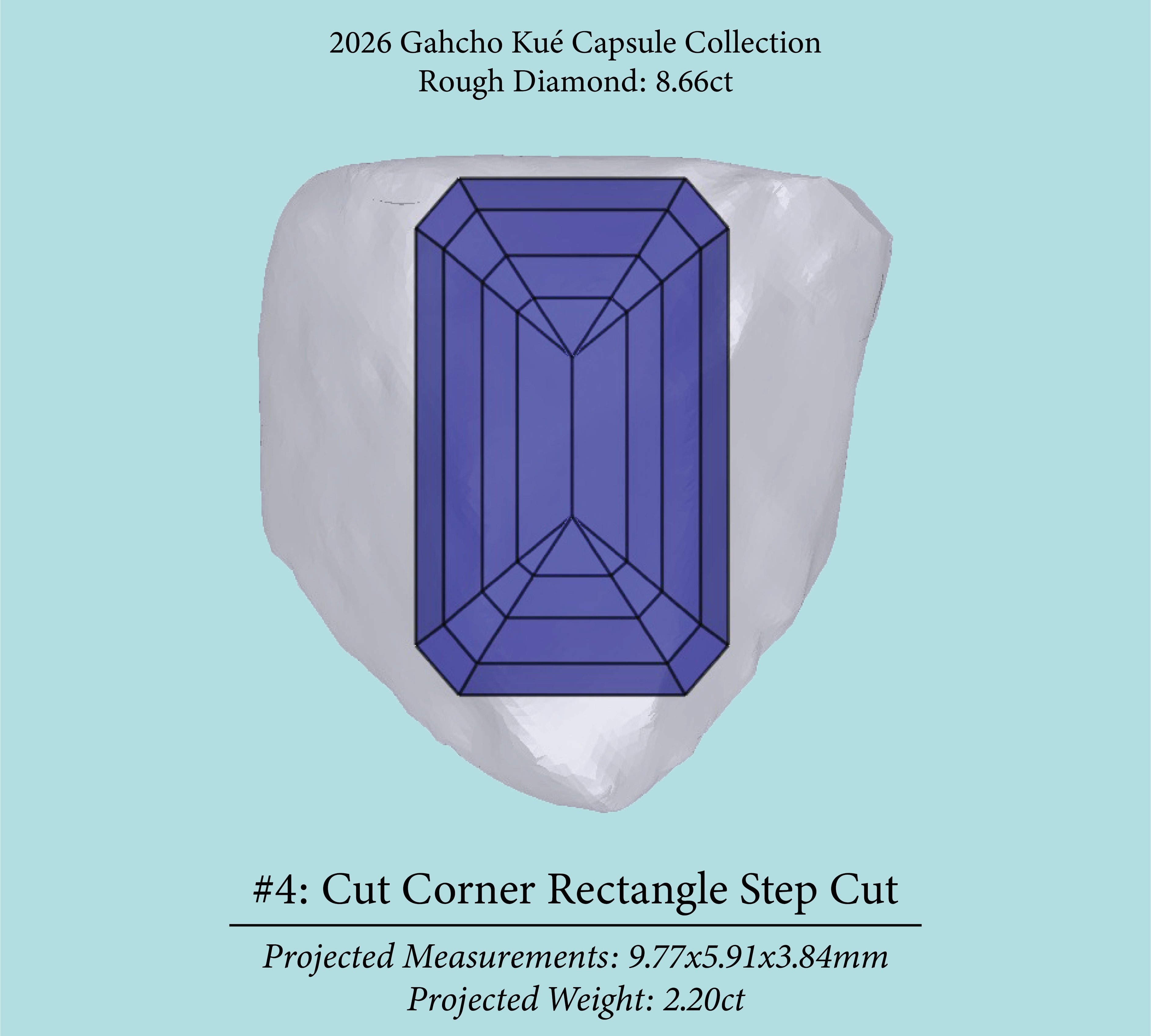 8.66ct VS1 C4 Pre-Cut Canadian Champagne Diamond 27935