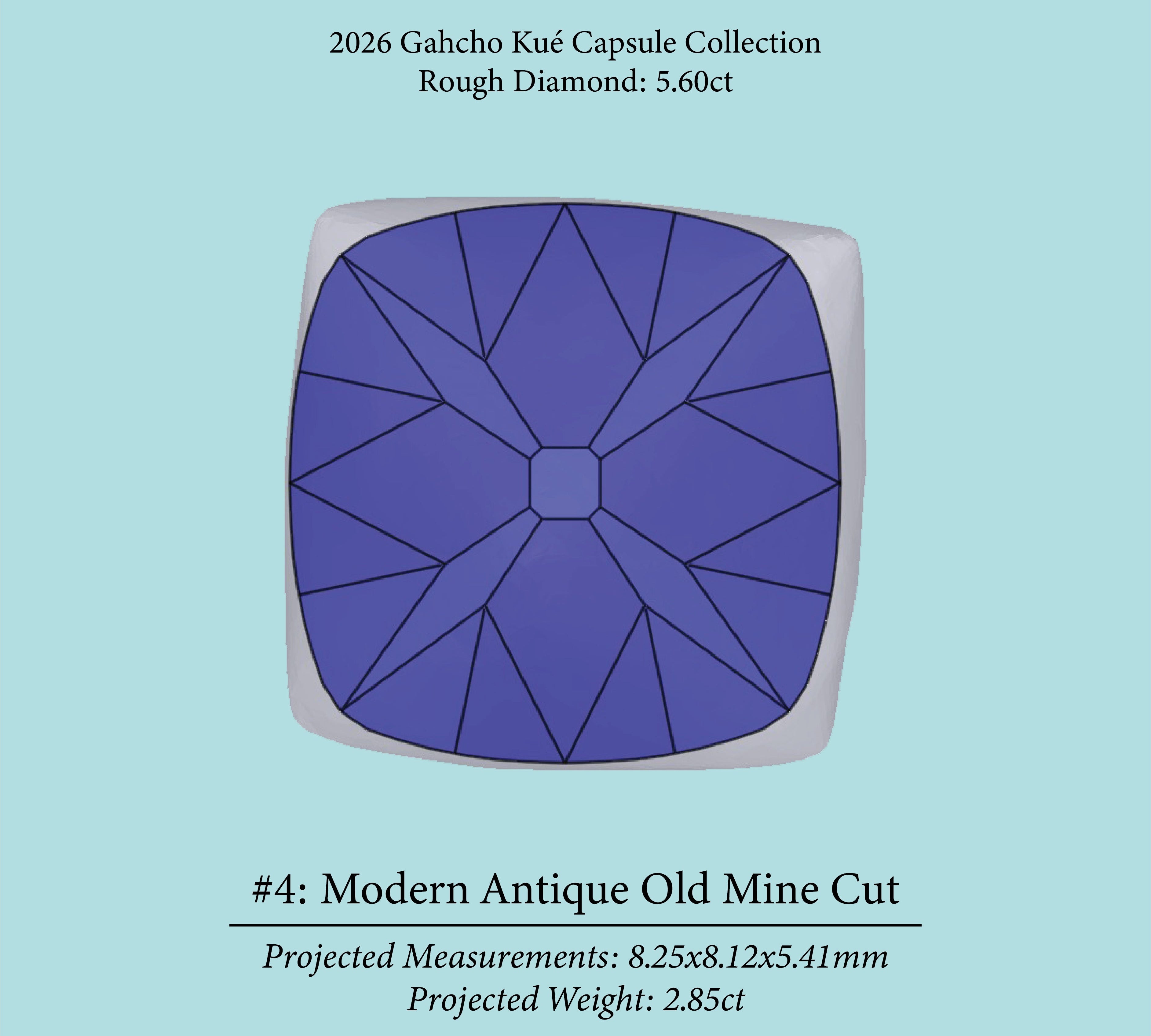 5.60ct VVS1 C1 Pre-Cut Canadian Champagne Diamond 27939