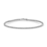 PETITE CLASSIC LAB DIAMOND TENNIS BRACELET 14K WHITE GOLD