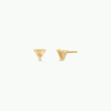 MINI ENERGY GEM STUDS | CITRINE