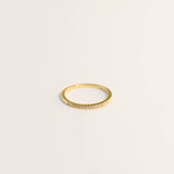 HALF PAVÉ RING