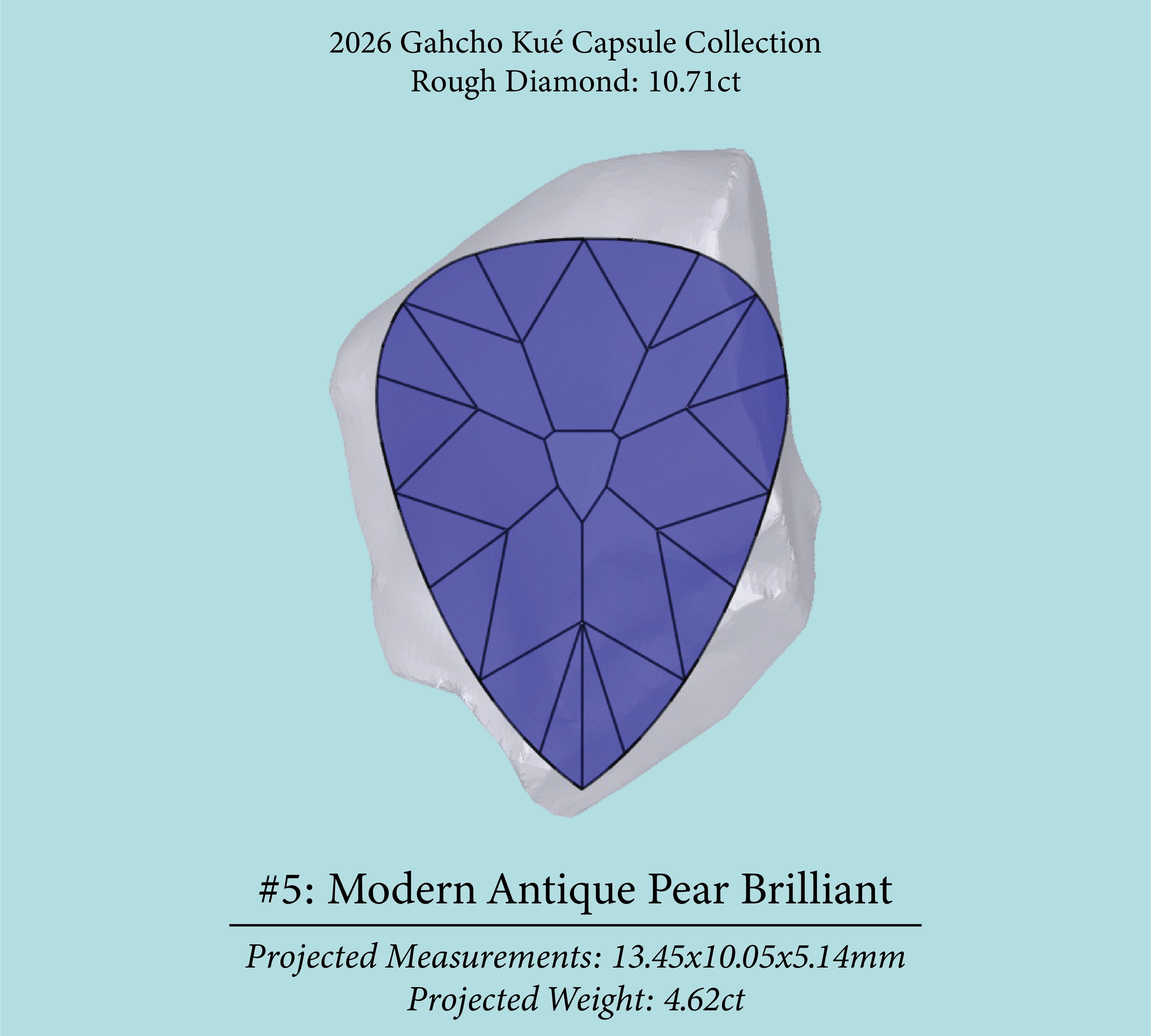10.71ct VS1 C1 Pre-Cut Canadian Champagne Diamond 27933