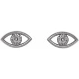 EVIL EYE STUDS | 14K