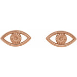 EVIL EYE STUDS | 14K