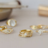 CELESTIAL GOLD PLATED RING